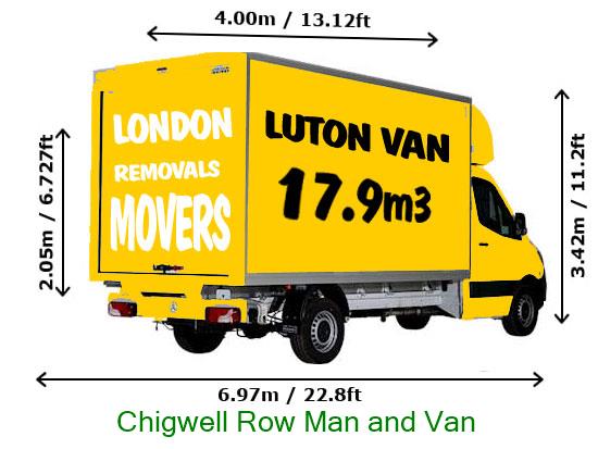 Chigwell Row Luton Van Man And Van